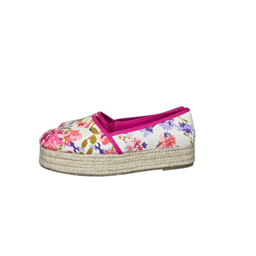 The Pioneer Woman Printed Floral Platform Espadrilles Color Pink Size 7M